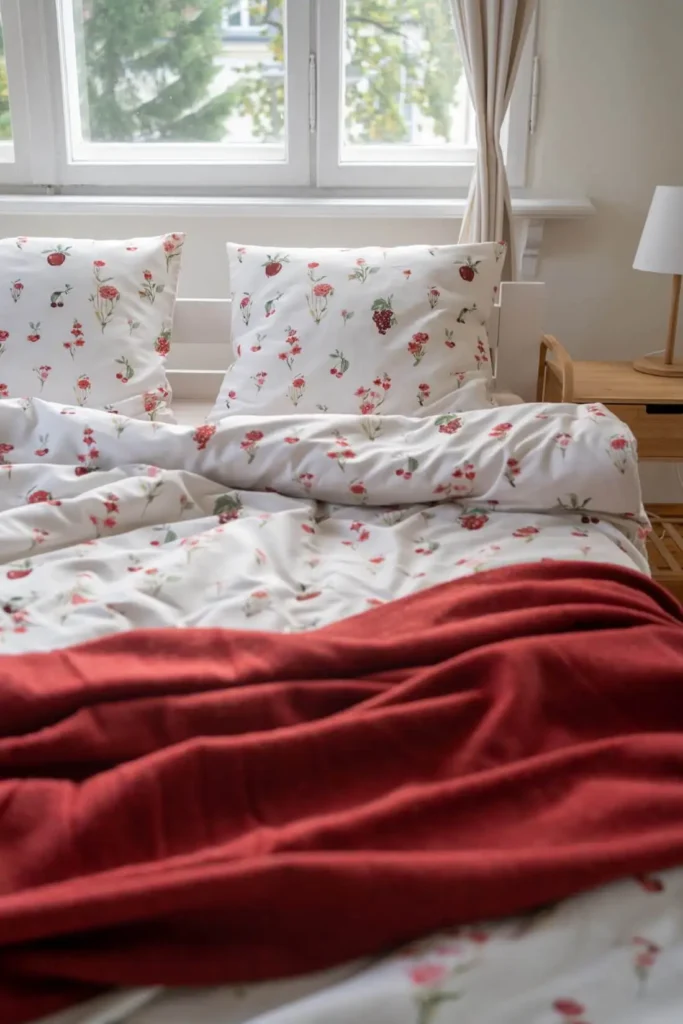 Wild Orchard bedding set from White Pocket